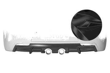 Achterskirt voor VW Golf 6 R HA268-G, Verzenden, Nieuw