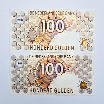 Nederland. - 2 x 100 Gulden - 1992 - PL105 (Zonder