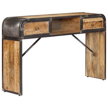 vidaXL Dressoir 120x30x75 cm massief mangohout, Huis en Inrichting, Kasten | Dressoirs, 100 tot 150 cm, Verzenden, Nieuw, 25 tot 50 cm