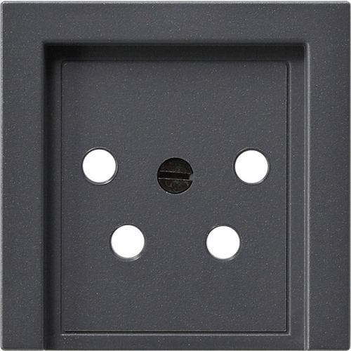 GIRA Systeem 55 Centraalplaat PTT Antraciet 027928, Doe-het-zelf en Verbouw, Elektra en Kabels, Nieuw, Ophalen of Verzenden