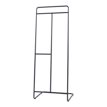 Kledingrek Sandviken kapstok staal 166x63x48 cm zwart [en.ca, Verzenden, Nieuw