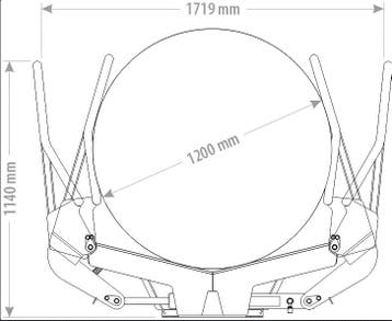 Ronde Balenklem Micro 0.8 - 1.60M  1 cilinder