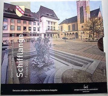 5,88 Euro,munten set 1 Cent-2 Euro 2016 Luxemburg Henri v..., Verzenden