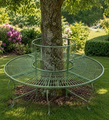 Tuinbank - Staal - Tree Bench