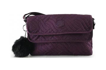 Kipling Schoudertas Paars, Verzenden, Zo goed als nieuw, Paars