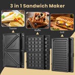 Tosti apparaat - Tosti ijzer - Contactgrill - Grill apparaat, Witgoed en Apparatuur, Verzenden, Zo goed als nieuw