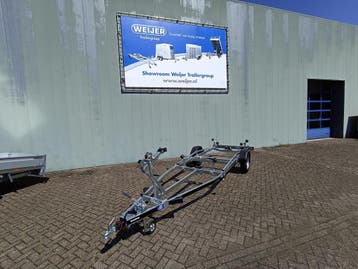 Brenderup boottrailer enkelas, geremd, 1300kg, Nieuw!, Watersport en Boten, Boottrailers, Ophalen, Minder dan 1500 kg, Nieuw, Minder dan 6 meter