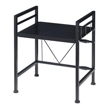 Magnetron rek Sorsele keukenrek 48x40-63x32 cm zwart [en.cas, Verzenden, Nieuw