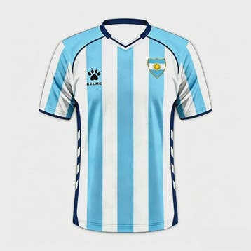 Herentrui Argentinië Stijl Voetbalshirt Korte Mouw - Sport &, Verzenden, Nieuw