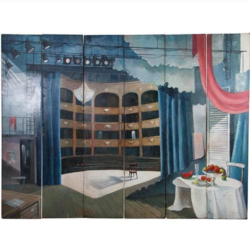 Rotterdamse geschiedenis Reusachtig Schilderij; Periact 6 de, Antiek en Kunst, Antiek | Meubels | Stoelen en Banken, Ophalen of Verzenden