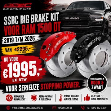 SSBC Big Brake kit 2009-2026 Ram 1500, Nieuw