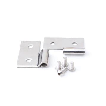 Rampage 1976-1983 Jeep CJ5 Lower Door Hinges - Stainless, Ophalen of Verzenden