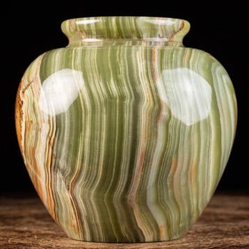 Vaas - First Choice Mexicaans Groene Onyx - Elegante vaas -