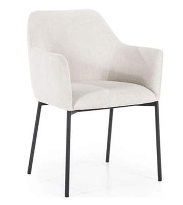 Stoel Paul - Beige Linea - 95889 - eetkamerstoelen, Nieuw, Overige materialen