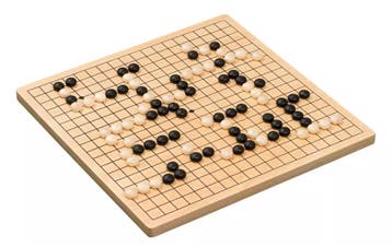 Go Set Hout (26x26cm) | Philos - Gezelschapsspellen, Hobby en Vrije tijd, Verzenden, Nieuw