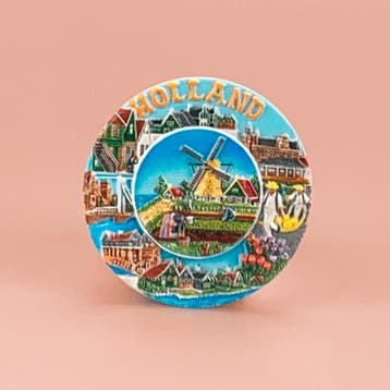 Magneet polyprint Holland - multicolor, Ophalen of Verzenden, Nieuw
