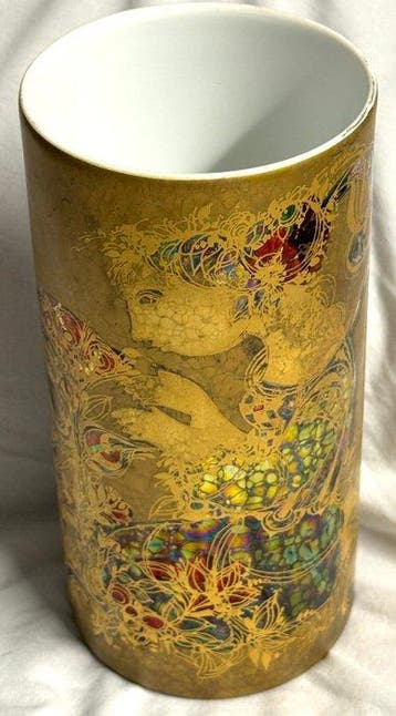 Rosenthal - Bjørn Wiinblad - Vaas - Gouden Scheherazade -