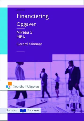 Financiering Opgaven niveau 5 MBA - Gerard Minnaar, Verzenden, Gelezen, Gerard Minnaar