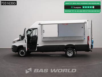 Iveco Daily 35C18 3.0L Automaat Foodtruck L2H2 3,5t Trekhaak, Automaat, Stof, Gebruikt, Euro 6