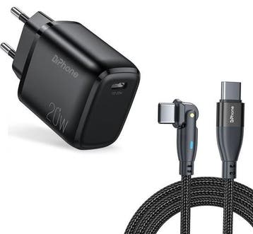 DrPhone QuickConnect - Combi Deal - Snelle USB-C Kabel - 2 M, Verzenden, Nieuw