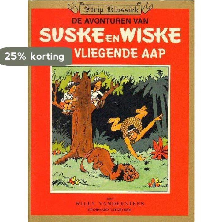 Suske en Wiske Klassiek nr 3 - de vliegende aap -, Boeken, Overige Boeken, Gelezen, Verzenden