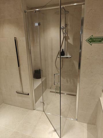 Douchedeur nis 100 cm linksdr. helder veiligheidsglas - 0026, Doe-het-zelf en Verbouw, Sanitair, Ophalen, Nieuw, Glas, Douche