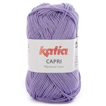 Katia Capri - 82106 purperviolet - Katoen Garen, Hobby en Vrije tijd, Breien en Haken, Ophalen of Verzenden, Nieuw