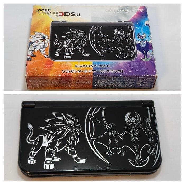 Nintendo - 3DS xl - New Nintendo 3DS LL Solgaleo Lunala, Spelcomputers en Games, Spelcomputers | Overige Accessoires