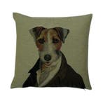 gobelin kussen aristo graaf jack russel 45x45cm, Huis en Inrichting, Verzenden, Nieuw
