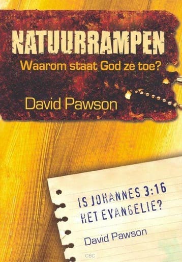 NATUURRAMPEN ... en IS JOH.3:16 HET EVANGELIE - D. Pawson, Boeken, Verzenden, Zo goed als nieuw, D. Pawson