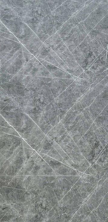 PVC wandpaneel 280x122 Scratched Dark Grey Marble, Nieuw