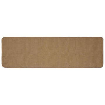 vidaXL Gebied Tapijt Licht Bruin 60 x 300 cm Jute, Verzenden, Nieuw, Bruin