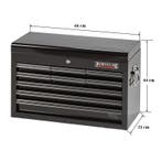 Gereedschapskist 9 laden zwart met quick lock, Ophalen of Verzenden, Nieuw