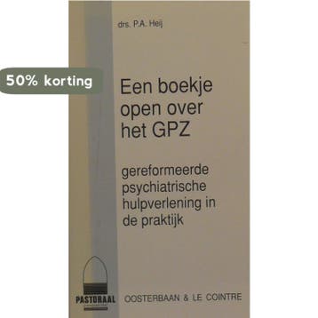 Een boekje open over het GPZ - P.A. Heij 9789060479841, Verzenden, Gelezen, P.A. Heij