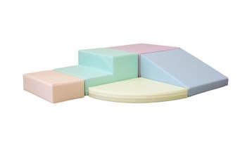 Set van 5 kleine foam blokken/speelkussens 5 kleurencombis, Kinderen en Baby's, Speelgoed | Bouwstenen, Ophalen of Verzenden, Nieuw