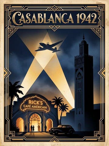 Henshin - Casablanca 1942 - Art Deco Tribute, Nieuw