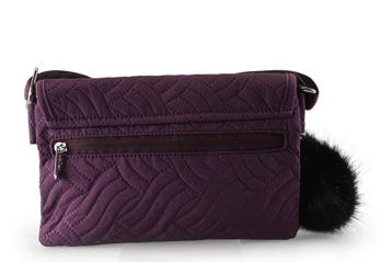 Kipling Schoudertas Paars, Verzenden, Zo goed als nieuw, Paars