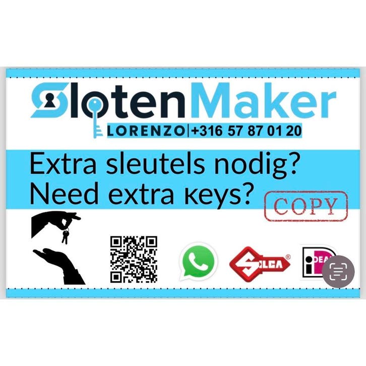 Sleutelmaker Slotenmaker ook deur openen & slot vervangen, Diensten en Vakmensen, Reparatie en Onderhoud | Sloten, 24-uursservice