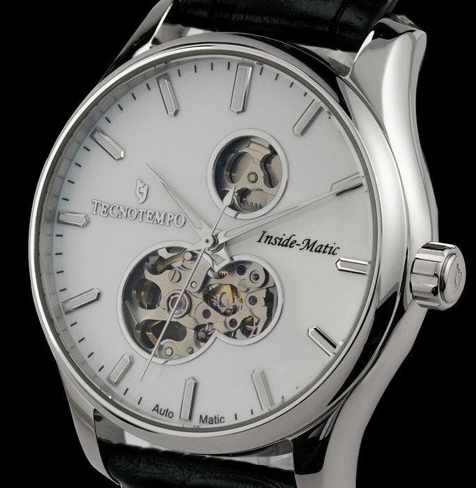 Tecnotempo - Inside Matic - Automatic - White Dial - -, Sieraden, Tassen en Uiterlijk, Horloges | Heren