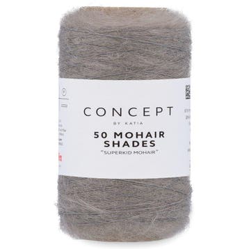 Katia Concept 50 Mohair Shades - 03 lichtgrijs - Mohair Ga, Ophalen of Verzenden, Nieuw