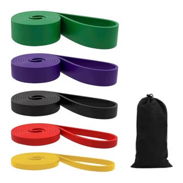 Premium 5-Delige Weerstandsbanden Set – Fitness Elastie..., Verzenden, Nieuw