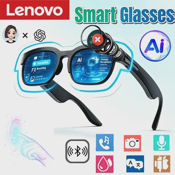 Lenovo AI Smart Bril: Vertaling, Muziek & Handsfree Bellen, Verzenden, Nieuw
