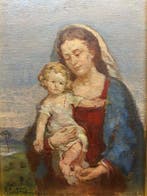 Aurelio Cartone (1910-1969) - Madonna con Bambino