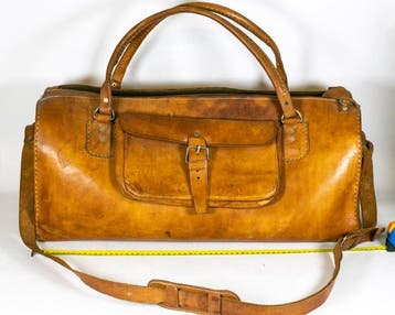 Borsone in cuoio italiano vintage - Reistas