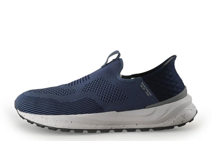 Skechers Instappers in maat 46 Blauw, Kleding | Heren, Schoenen, Blauw, Zo goed als nieuw, Overige typen, Verzenden