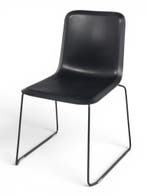 Lensvelt This Chair stoel, zwart, Huis en Inrichting, Stoelen, Ophalen of Verzenden, Gebruikt, Zwart