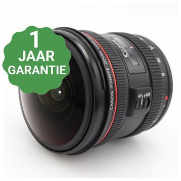 Canon EF 8-15mm f/4 L USM Fisheye, Verzenden, Gebruikt