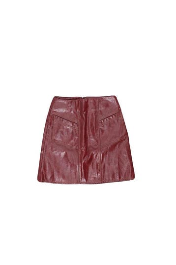 Laagam Rok in maat XS Rood, Laagam, Verzenden, Zo goed als nieuw, Rood