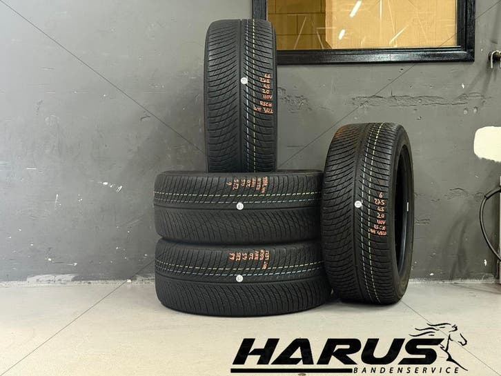 275/45/20 110V (*) Michelin winterbanden 6,6/6mm profiel 4X, Auto-onderdelen, Banden en Velgen, 20 inch, Erkend duurzaam, Winterbanden