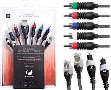 Joytech Kabel Pack Component/Optical/Netwerk Kabel voor Play, Verzenden, Nieuw